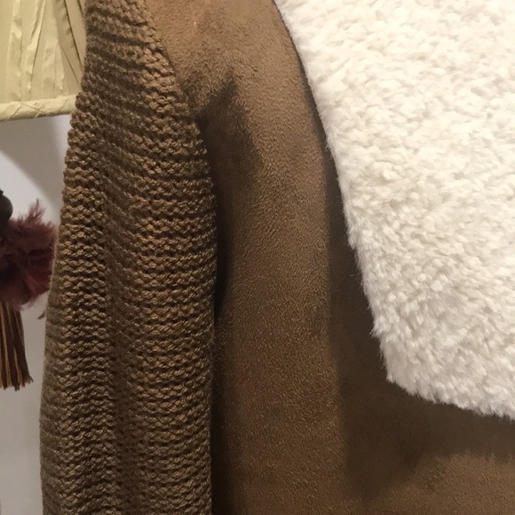 AMI Suede/Sweater Jacket SzL - Picture 2 of 9